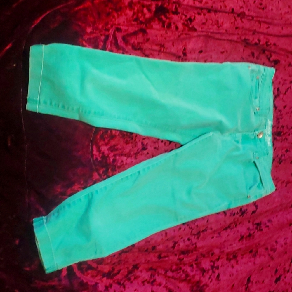 Girls size 14 jeans capri justice jeans